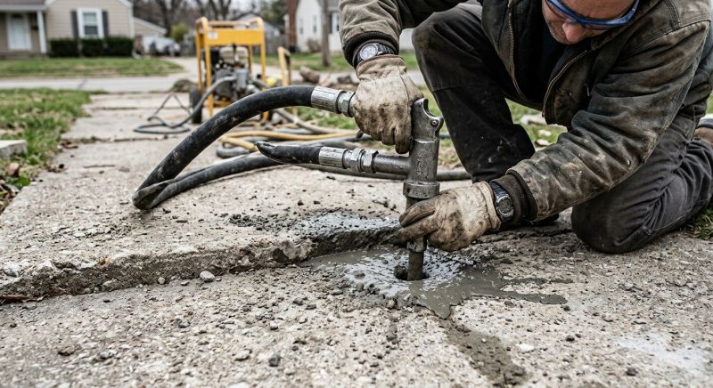 Slab Jacking in San Antonio, TX