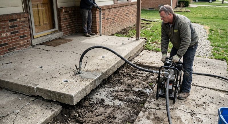 Sunken Slab Repair in Columbus, OH